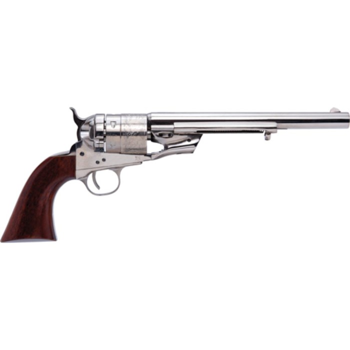 Cimarron 1860 Richards-mason Typ2 .45 Long Colt 8" 6rd Nickel Walnut