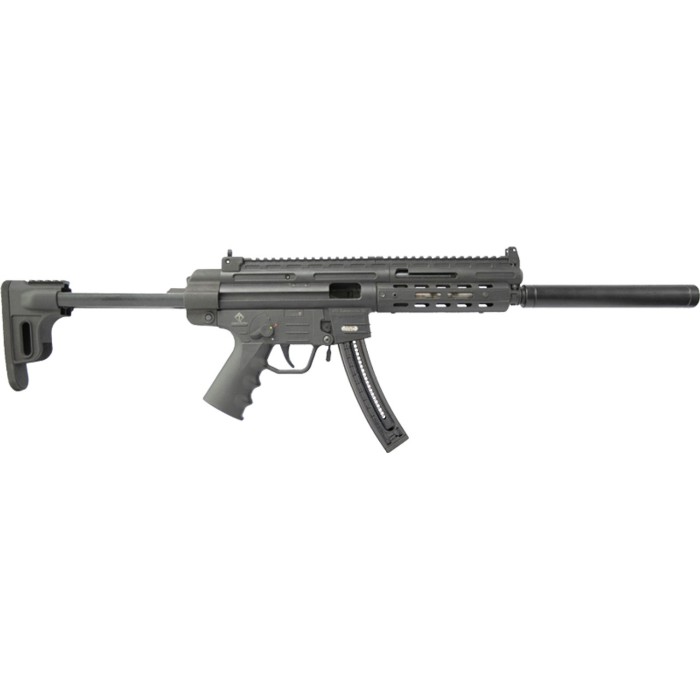 American Tactical, GSG-16 22 LR, 16.25" Barrel, Black, Synthetic, M-Lok Handguard, 22Rd