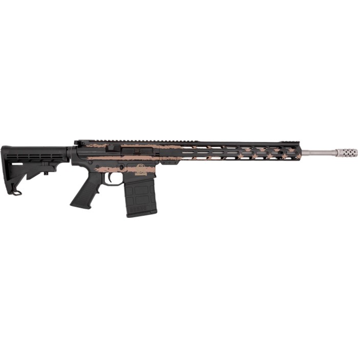 GLFA Gl-10 RIA 6.5 Creedmoor, 20" Barrel, ORC Desert Flag, Stainless, 10rd