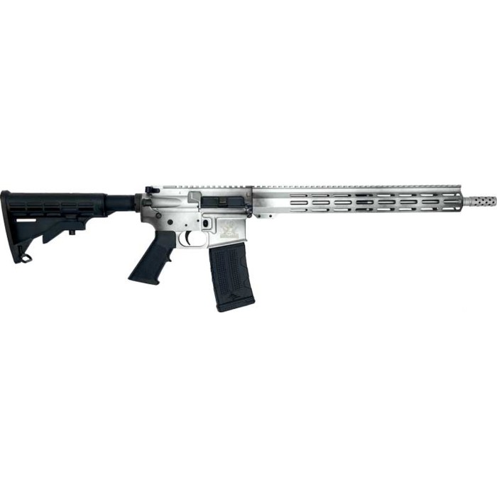 GLFA Gl-15 RIA 223 Wylde, 16" Barrel, ORC Battleworn Aluminum, Stainless, 30rd