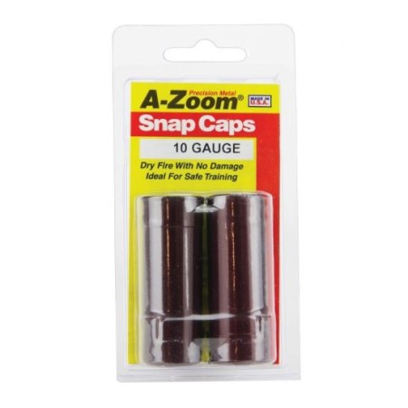 A-zoom Metal Snap Cap 10ga. - 2-pack