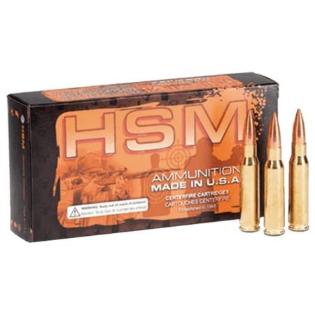 Hsm Ammo .45-70 Govt. 400gr. - Jacketed Flat-nose 20-pack <