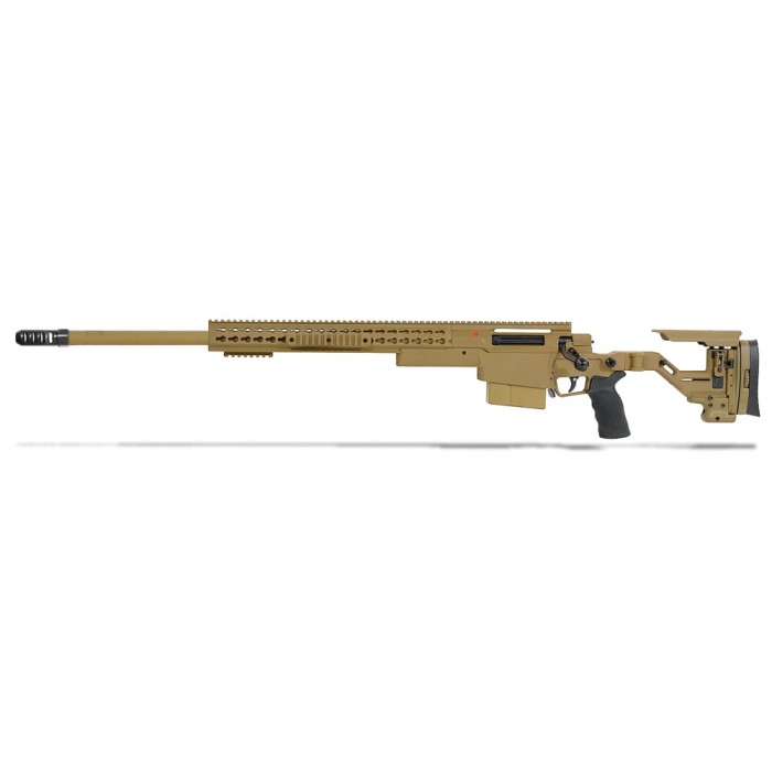 Accuracy International AXSR Folding Left Hand Rifle .338 Lapua Mag Dark Earth 27