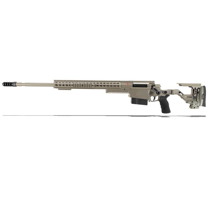 Accuracy International: Left Hand AXSR .300 Norma Mag - 27", Elite Sand