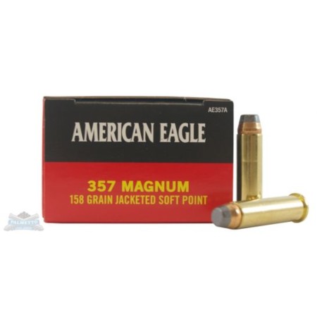 American Eagle 357 Magnum 158gr JSP Ammunition 50rds - AE357A