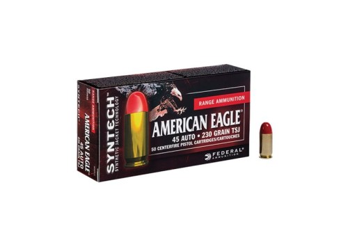 American Eagle 45 Auto/ACP 230gr TSJ (Total Synthetic Jacket) Ammunition 50rds - AE45SJ1