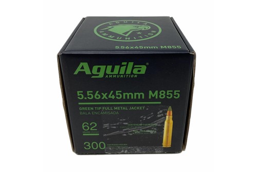 AGU 5.56MM 62GR M855 GRN TIP BULK PACK 300/box