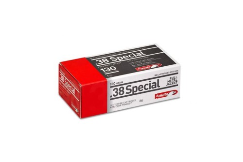 Aguila 38 Special 130gr FMJ Ammunition 50rds - 1E382521