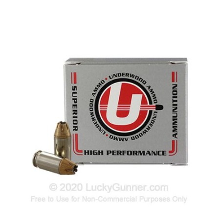 380 Auto - 90 Grain JHP - Underwood - 20 Rounds