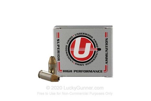 380 Auto - 90 Grain JHP - Underwood - 20 Rounds