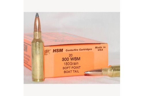 Hsm Ammunition Hsm 300 Wsm 180gr Game King 20rd 25bx/cs