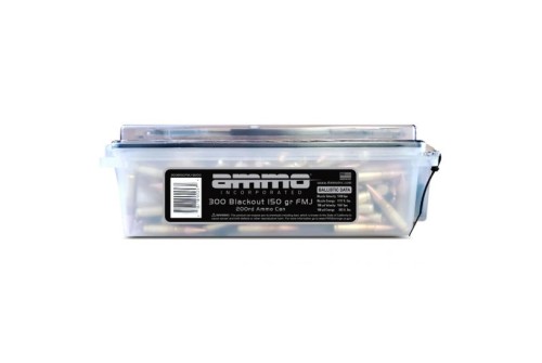 Ammo Inc 150 gr FMJ .300 AAC 200 Round Ammo Can - 300B150FMJ-B200