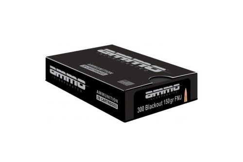 Ammo Inc .300 AAC Blackout Ammo 150gr FMJ, 20rds - 300B150FMJ-A20