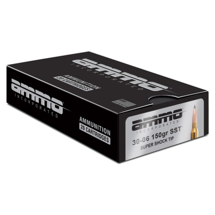 Ammo Inc 3006150Ssta20 Signature Personal Defense 30-06 Springfield 150 GR Super Shock Tip (Sst) 20 Per Box/ 10 CS