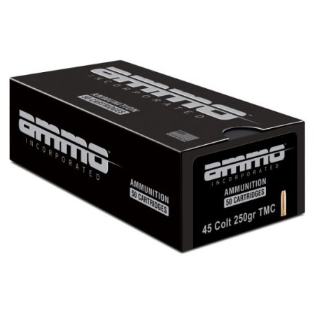 Ammo Inc Signature 250 gr TMC 45 Colt Ammunition, 50 Rounds - 45C250TMC-A50