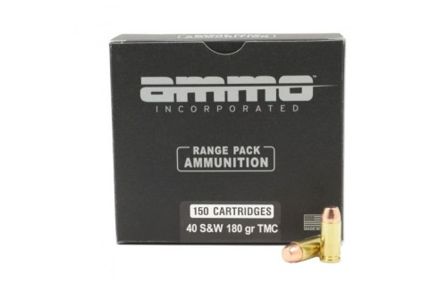 Ammo Inc Signature  40 S&W 180GR TMC 150rd Range Pack - 40180TMC-A150