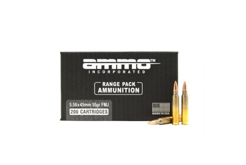 Ammo Inc Signature  5.56x54mm 55gr FMJ 200rd Range Pack - 556055FMJ-A200