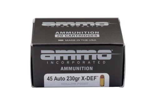 Ammo Inc X-DEF .45 ACP 230 Gr JHP 20rds