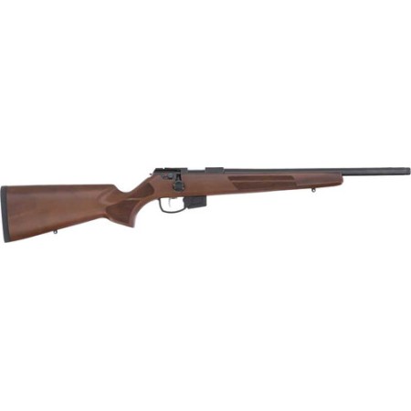 Anschutz 1761 Hb 17hmr 18" Tb - Blued/walnut Classic 2-stg