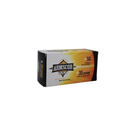 Armscor 30 Carbine 110gr FMJ Ammunition 50rds - FAC30C-1N