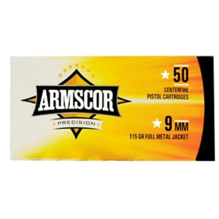 Armscor/Rock Island Ammo 9Mm 115Gr Fmj Sportsman Pack 250/1 FAC9115VP250