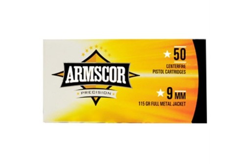 Armscor/Rock Island Ammo 9Mm 115Gr Fmj Sportsman Pack 250/1 FAC9115VP250