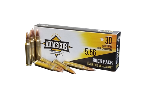 Armscor 50113 Rifle Ammo rock pack 5.56x45mm NATO 55 gr Full Metal Jacket (FMJ) 30 rd BOX