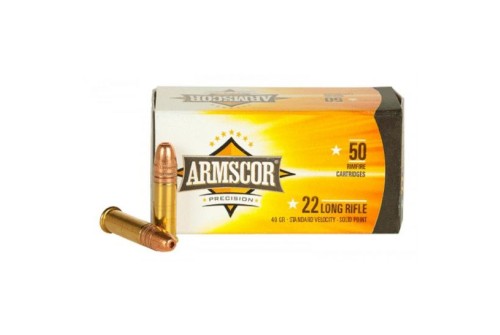 ArmsCor 29 gr Solid Point .22 Short Ammo, 50/box - 50415