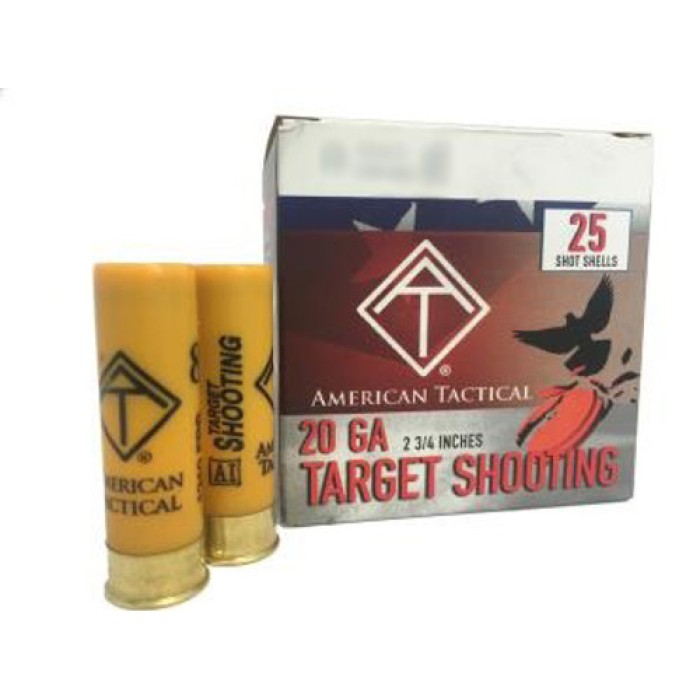 ATI TARGET LOAD 20GA AMMO #9 7/8 OZ 2.5 DRAM 2 3/4