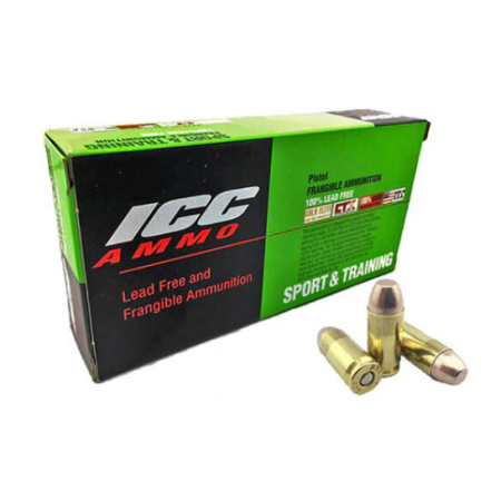 Atomic ICC .40 S&W 125gr Lead Free Frangible Ammunition 50rds