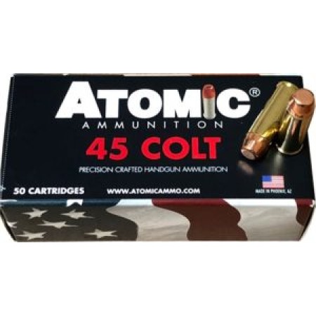 Atomic Ammunition 45Lc 250Gr Copper Rnfp 50Rd 10Bx/Cs 04881