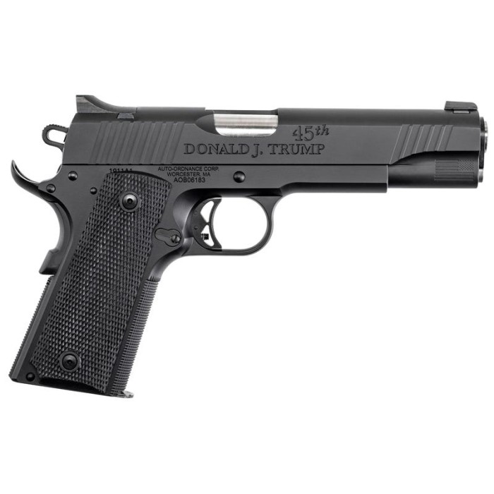 Auto Ordnance 1911 A1 45Th President Trump "Keep America Great" Handgun .45 Acp 5" Barrel 7Rd Magazine V2 1911TCAC3R