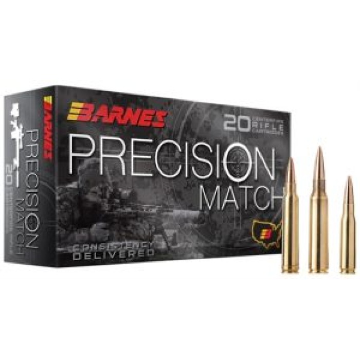 Barnes Bullets 30831 Precision Match  6.5 Grendel 120 GR Open Tip Match Boat Tail 20 Per Box/ 10 Case 30838 101010101010