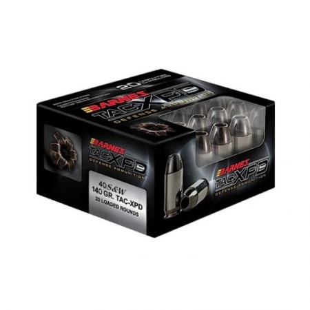 Barnes TAC-XPD 80 gr TAC-XP .380 ACP Ammunition, 20 Rounds - 21552