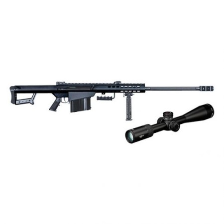 Barrett 82A1 .50 BMG Semi-Auto Rifle With Vortex PST Rifle Scope, Black - 18891