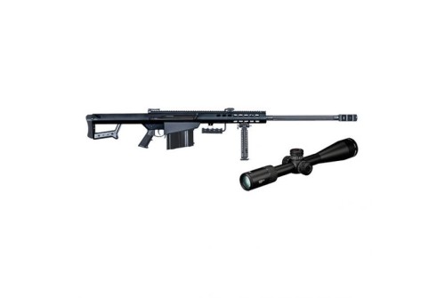 Barrett 82A1 .50 BMG Semi-Auto Rifle With Vortex PST Rifle Scope, Black - 18891