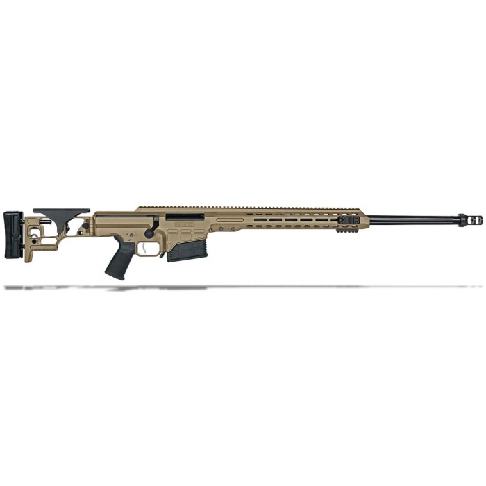 Barrett MRAD, 300 Norma Magnum, 26" Fluted Barrel, FDE, Folding Stock, 10rd