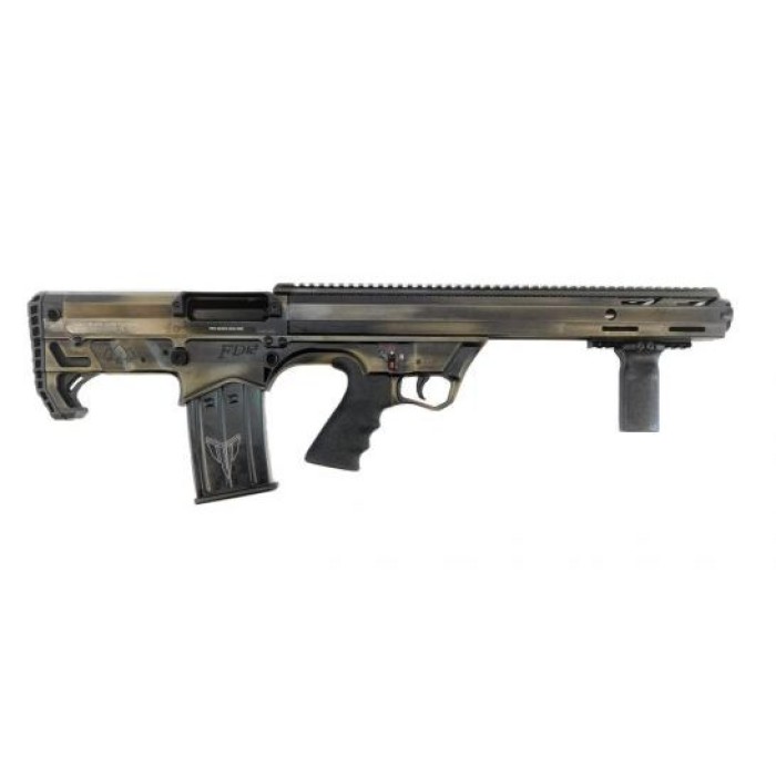 Black Aces Pro Series Bullpup Pump Shotgun - Distressed Fde 12Ga 18.5" Barrel Barrel Shroud BATBPPDFDE