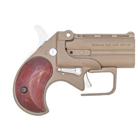 Cobra Firearms Bearman Big Bore Tan/Rosewood 380 ACP Derringer - 2 Rounds, 2.75