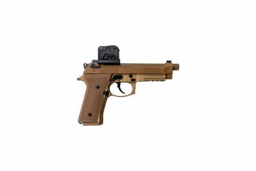 Beretta M9A4 9mm, 6.1" Threaded Barrel, Flat Dark Earth, Steiner Optic, 18rd