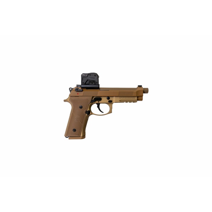 Beretta M9A4 9mm, 6.1" Threaded Barrel, Flat Dark Earth, Steiner Optic, 18rd