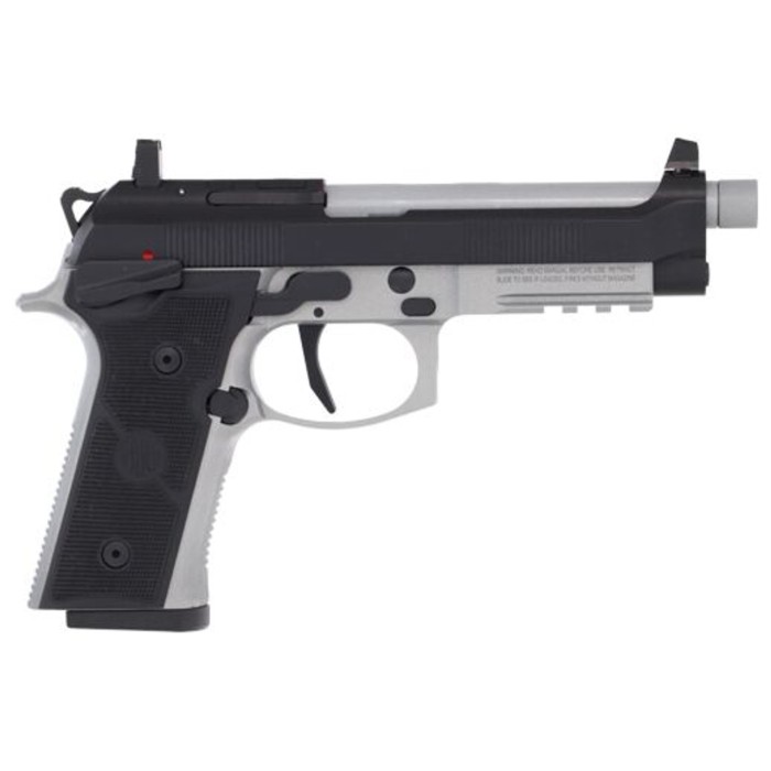 Beretta 92XI SAO Tactical 9mm, 5.1" Barrel, Black/Silver, Optic Ready, 10rd