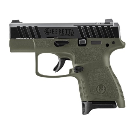 Beretta Apx-A1 Carry 9mm, 2.9" Barrel, Olive Drab Green, Night Sight, Optics Ready, 8rd