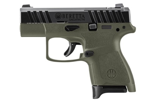 Beretta Apx-A1 Carry 9mm, 2.9" Barrel, Olive Drab Green, Night Sight, Optics Ready, 8rd