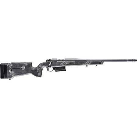 Bergara Crest Carbon 308 Winchester, 20" Threaded Barrel, 5rd Black/Gray Sponge Carbon Fiber Stock