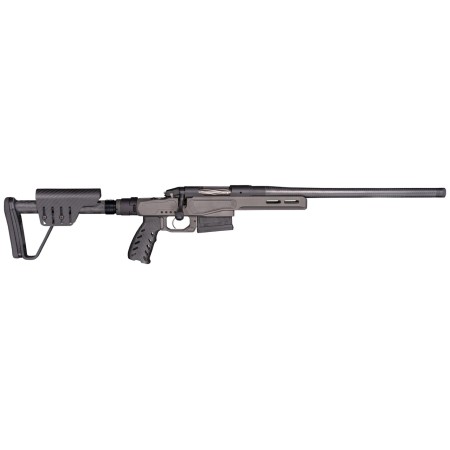 Bergara Mgmicro Lte 6.5 Creedmoor, 18" Threaded Barrel, 5rd, Black/Gray Cerakote, XLR Magnesium ATOM Chassis