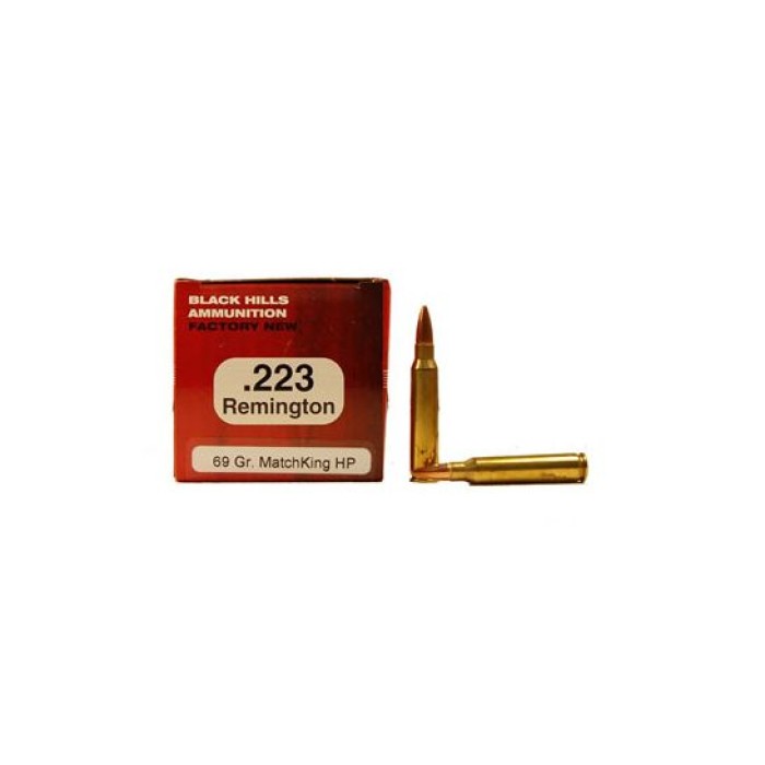 223 REMINGTON 69GR MATCHKING AMMO - 223 Remington 69gr MatchKing 50/Box