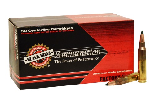 Black Hills Ammunition Rifle Ammo Brass 5.56 55 Grain 50-Rounds