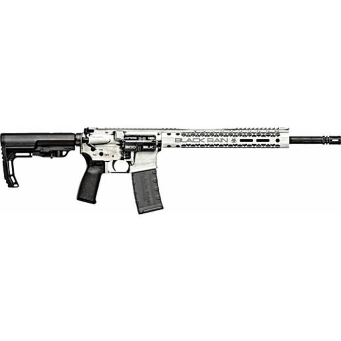 Black Rain Spec+ Fusion .300 BLK, 16" Barrel, Battleworn White, Magpul Moe, 30rd