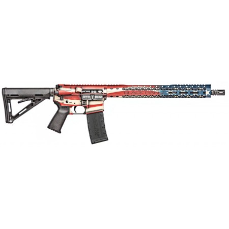 Black Rain AR-15 300 Blk, 16" Barrel, American Flag Finish, 30rd